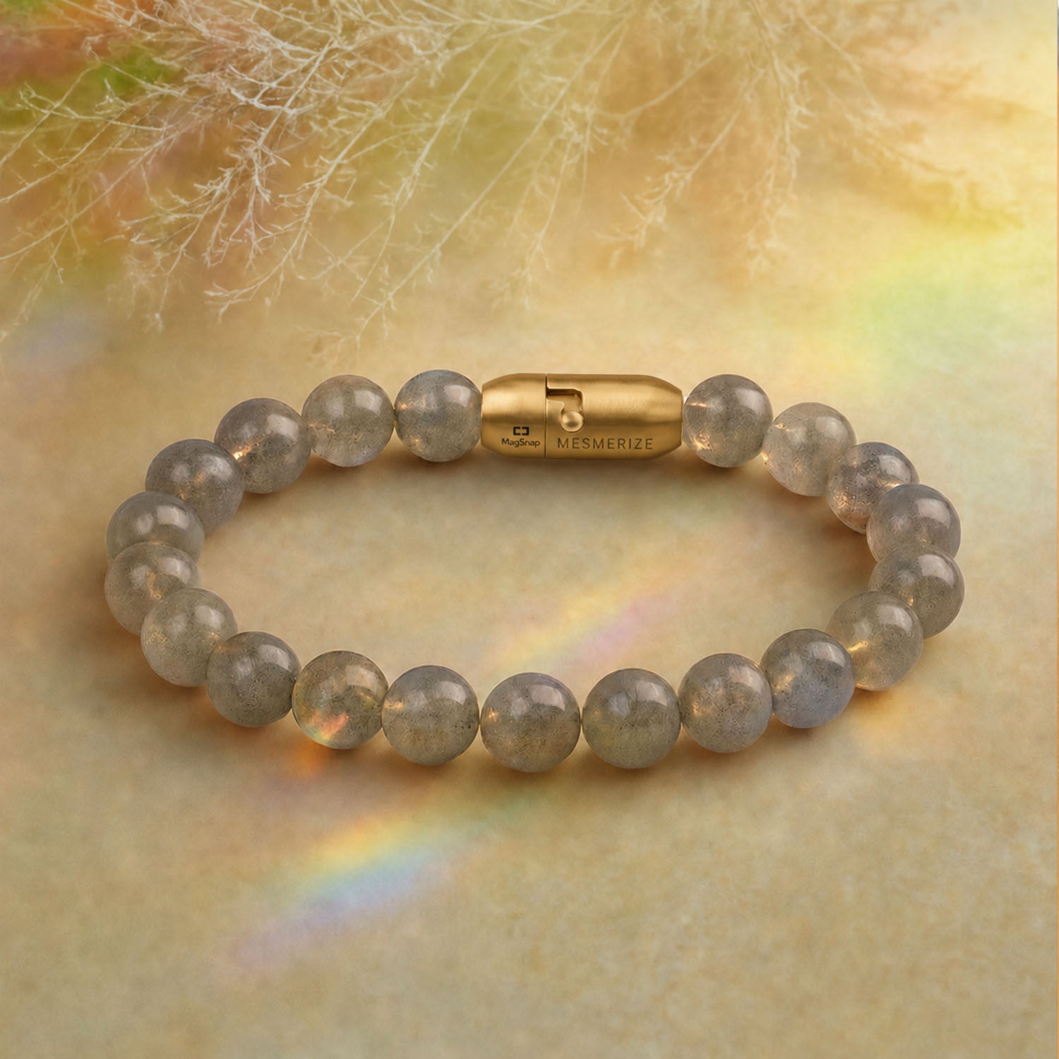 Resilient Labradorite Natural Stone Bracelet With MagSnap 2