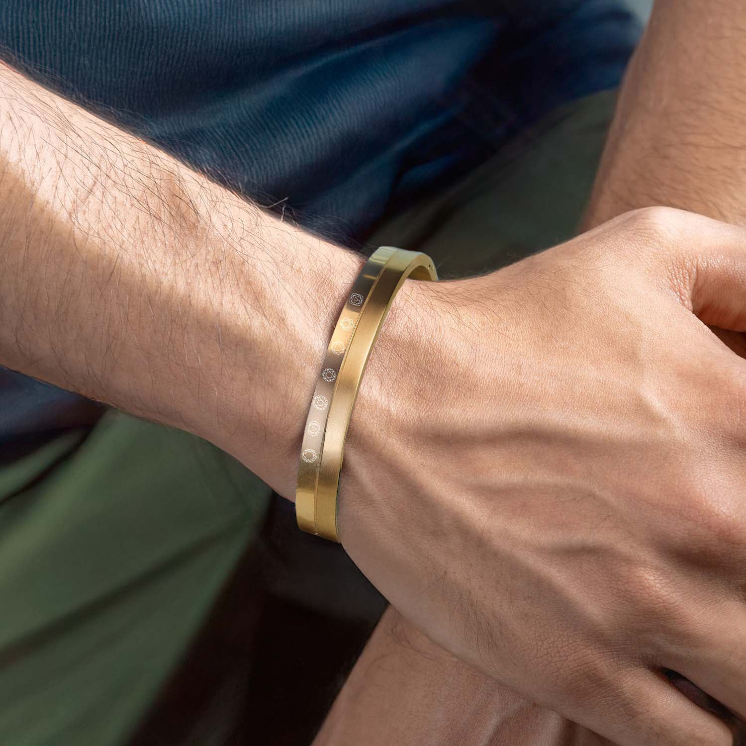 Balance 7 Chakra Kada Bracelet