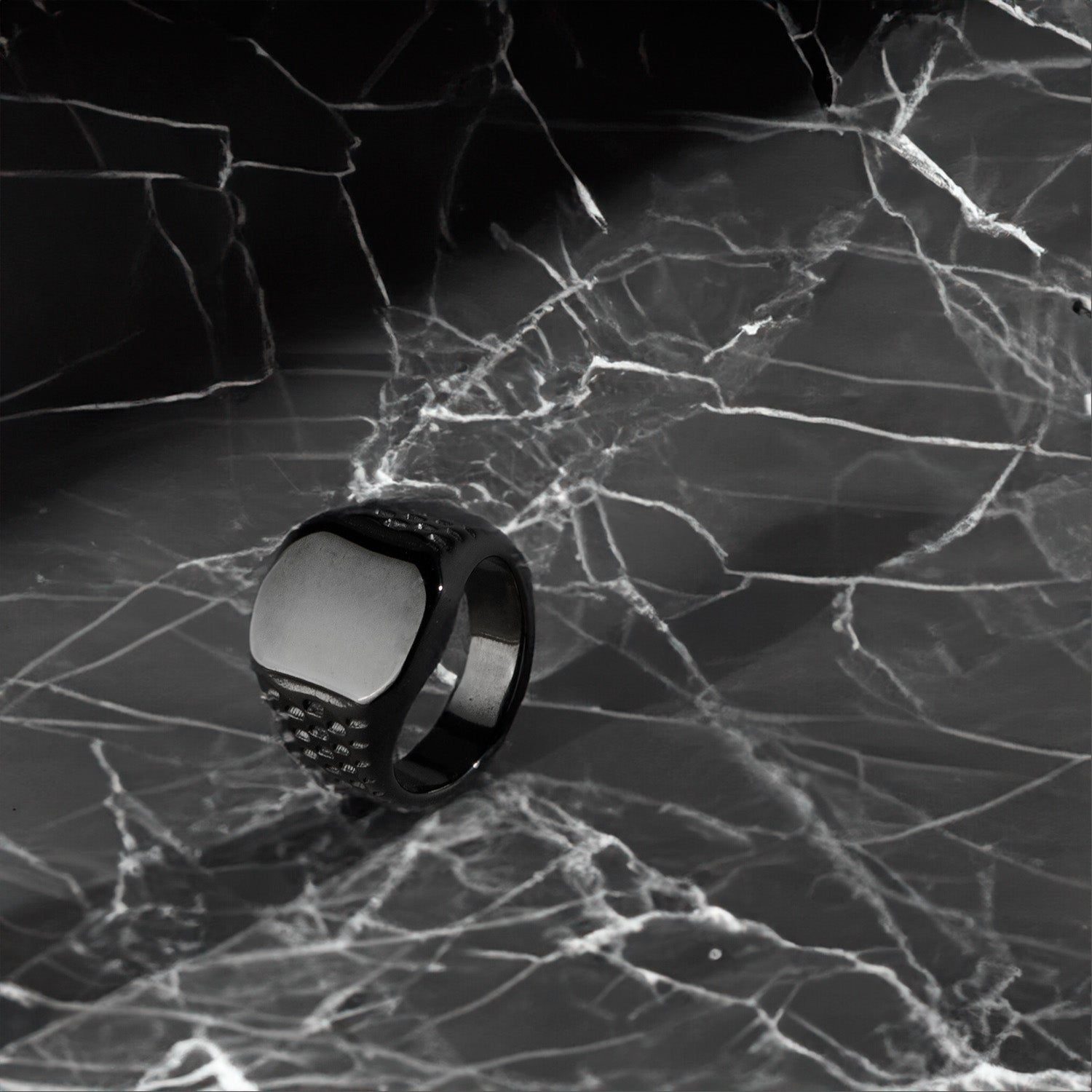 Black Boss Signet Ring