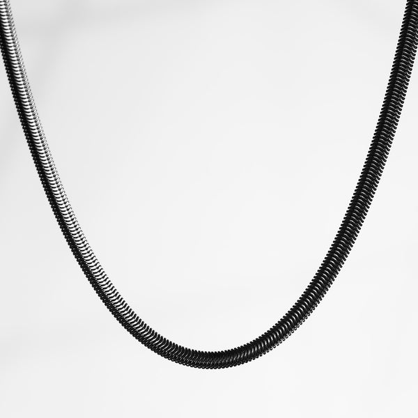 Premium Snake Chain For Men Black