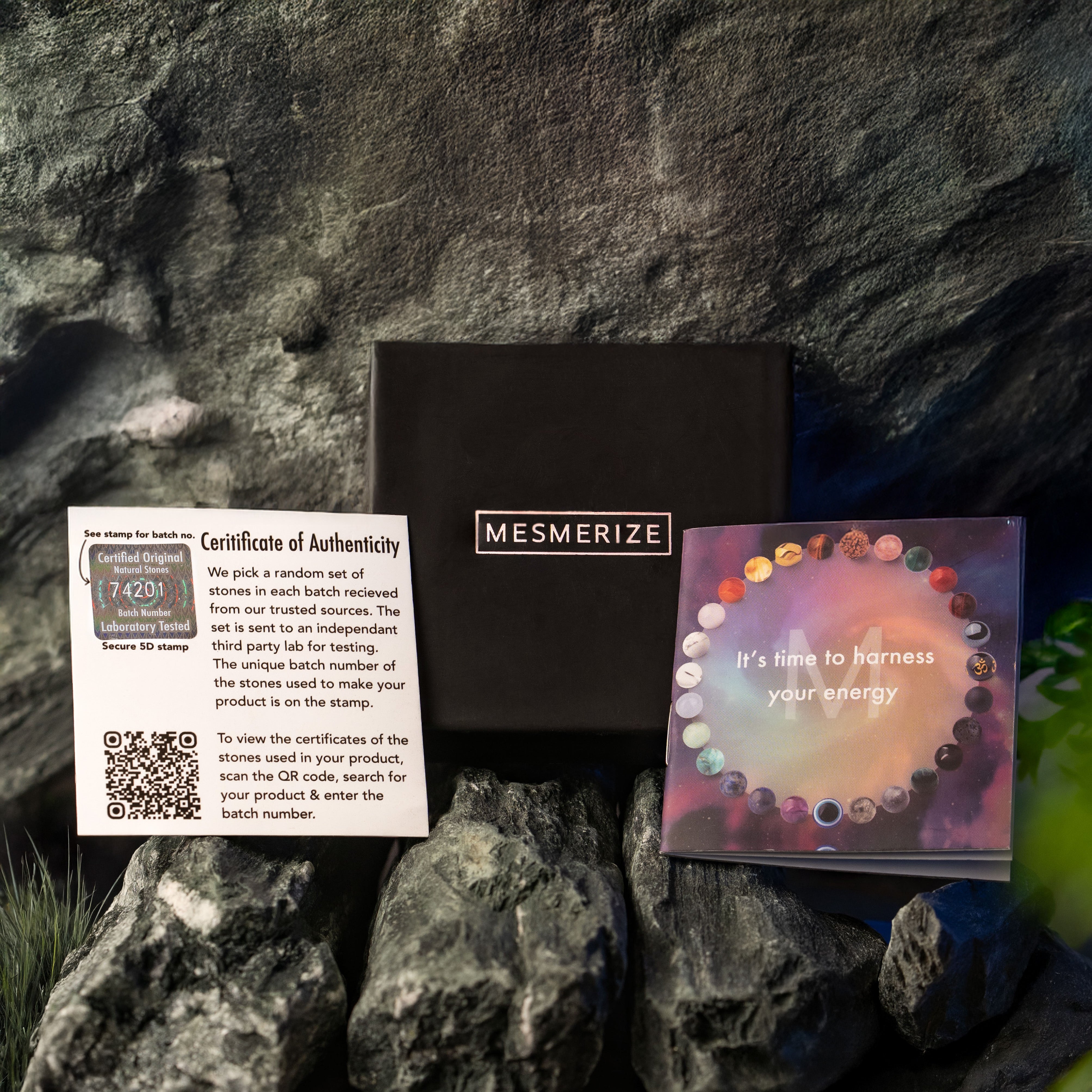 Calming Angelite Natural Stone Elastic Bracelet