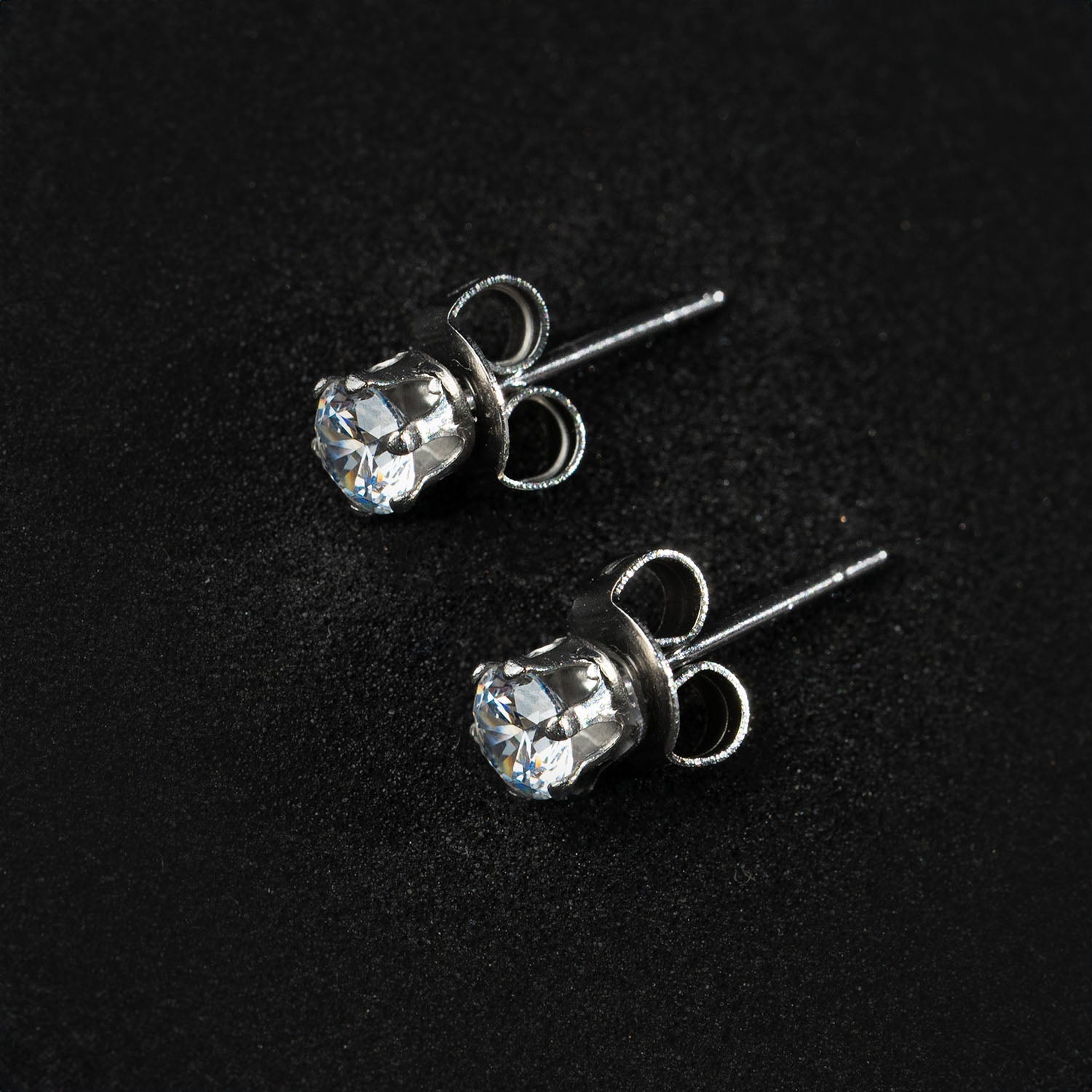 Diamond Earrings-Pair