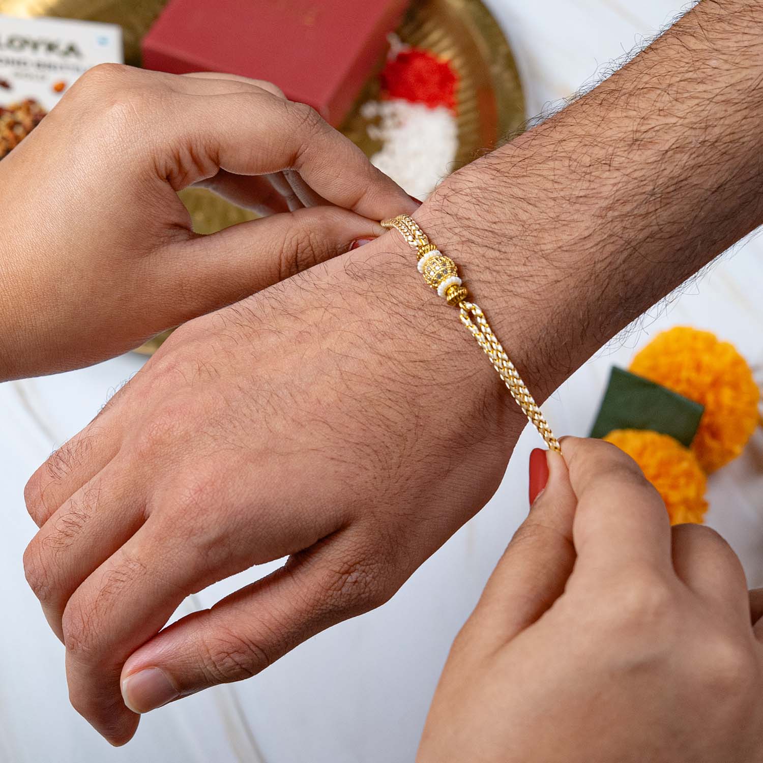 Divine Bond Moti Rakhi