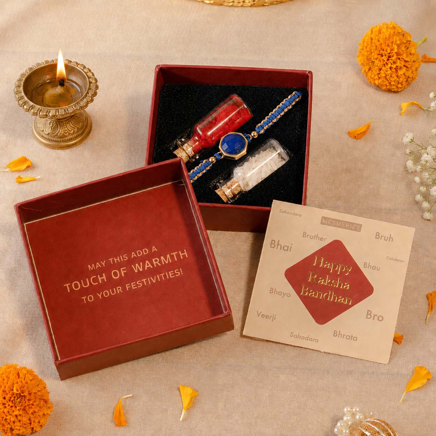 Lapis Lazuli 11 Carat Stone Rakhi