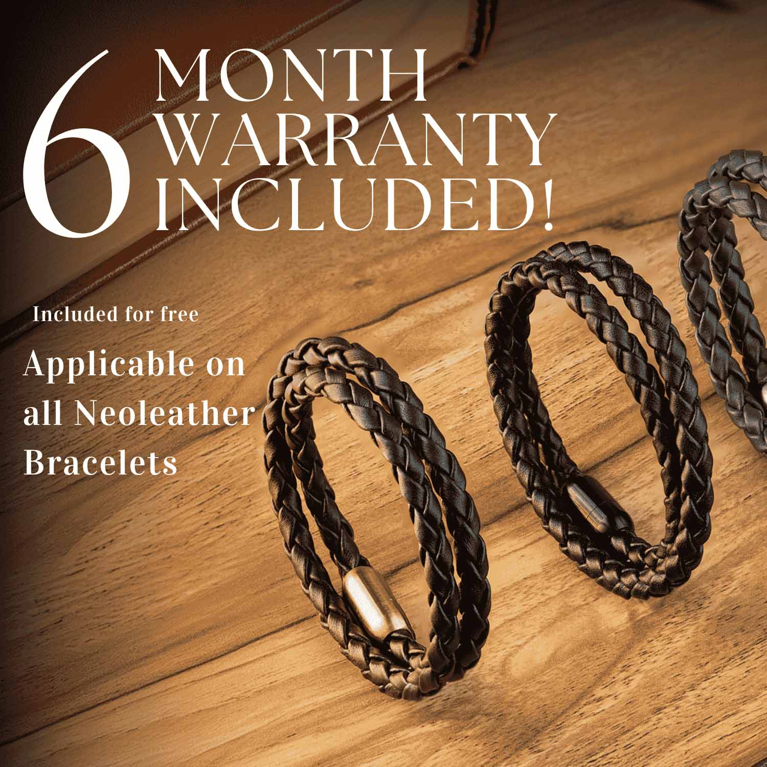 Forge Layered NeoLeather Bracelet with MagSlide Black