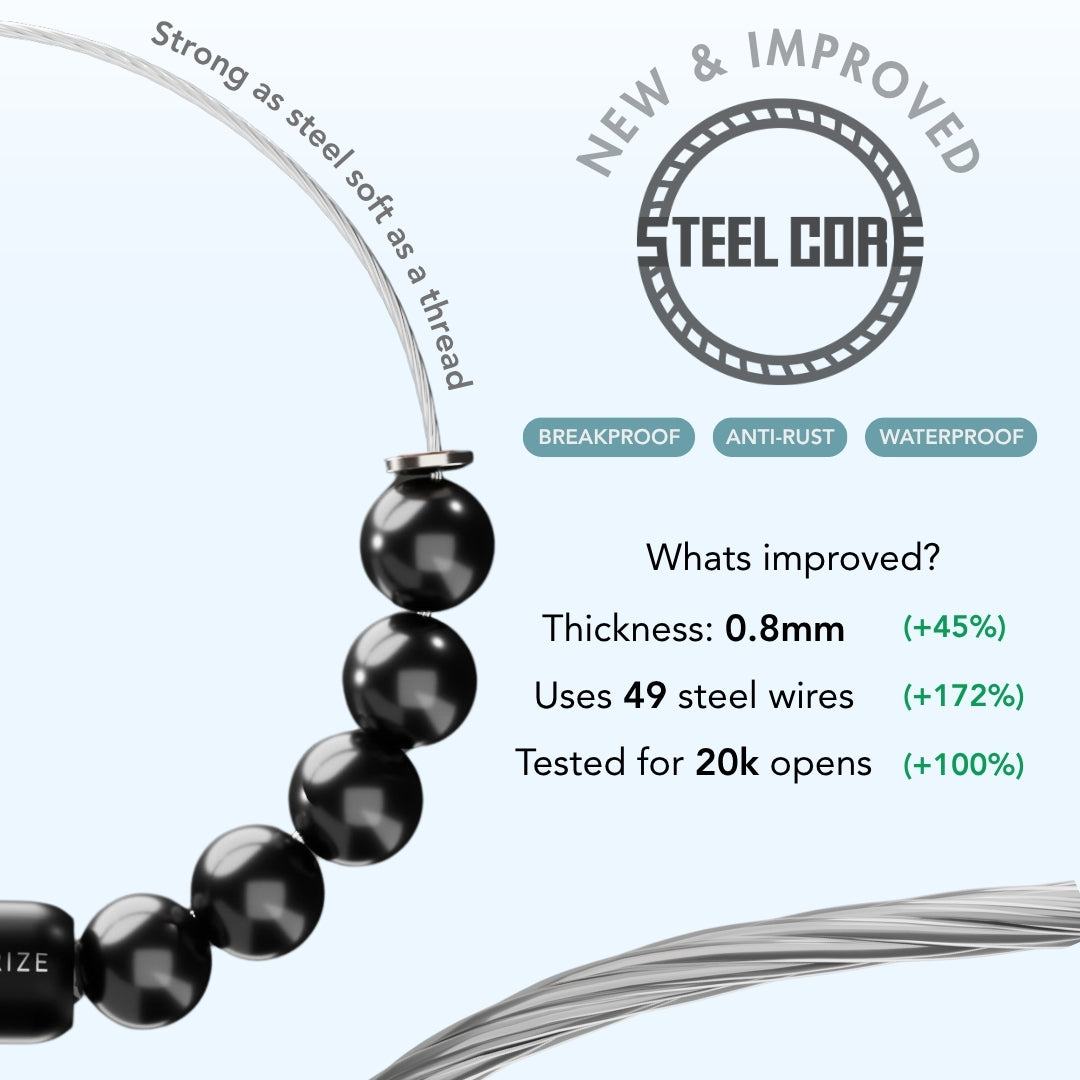 925 Sterling Silver Spiritual Om Pyrite Bracelet with Magsnap2