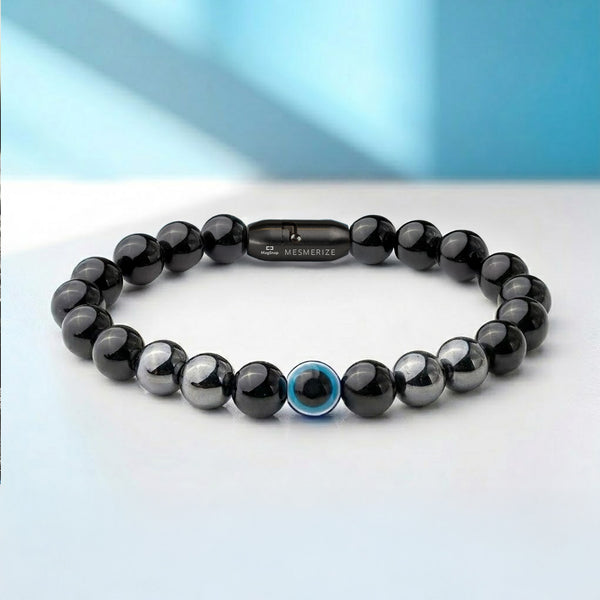 Natural Stone Jewellery Bracelet Hematite MagSnap