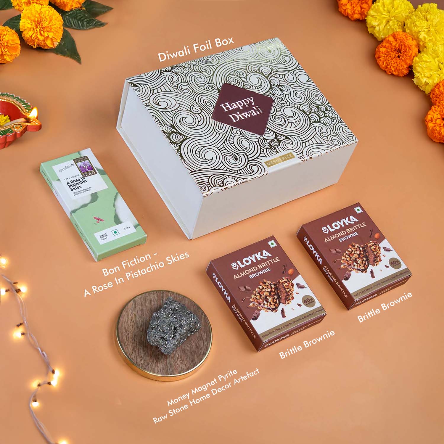 Pyrite Raw Stone Hamper