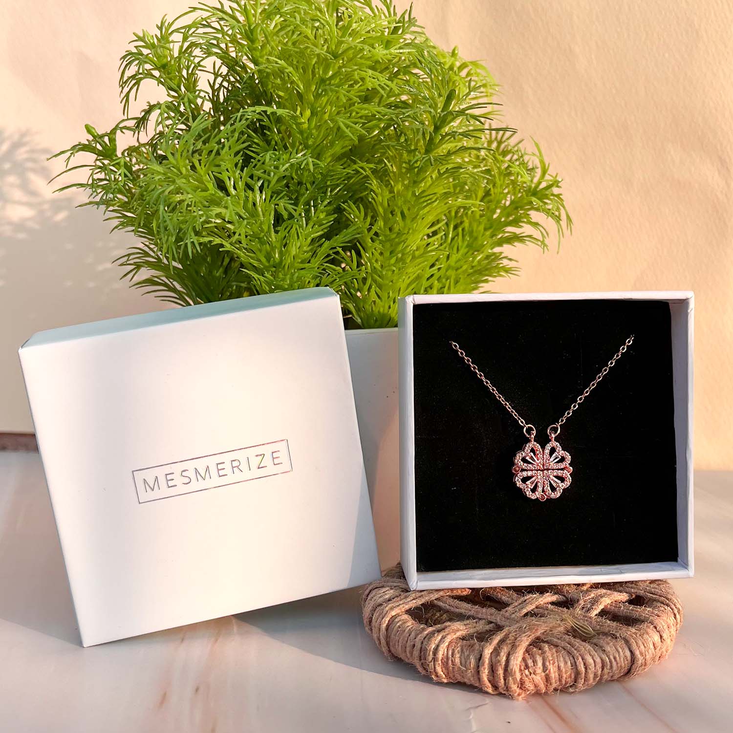 Ever rose gold hot sale pendant necklace