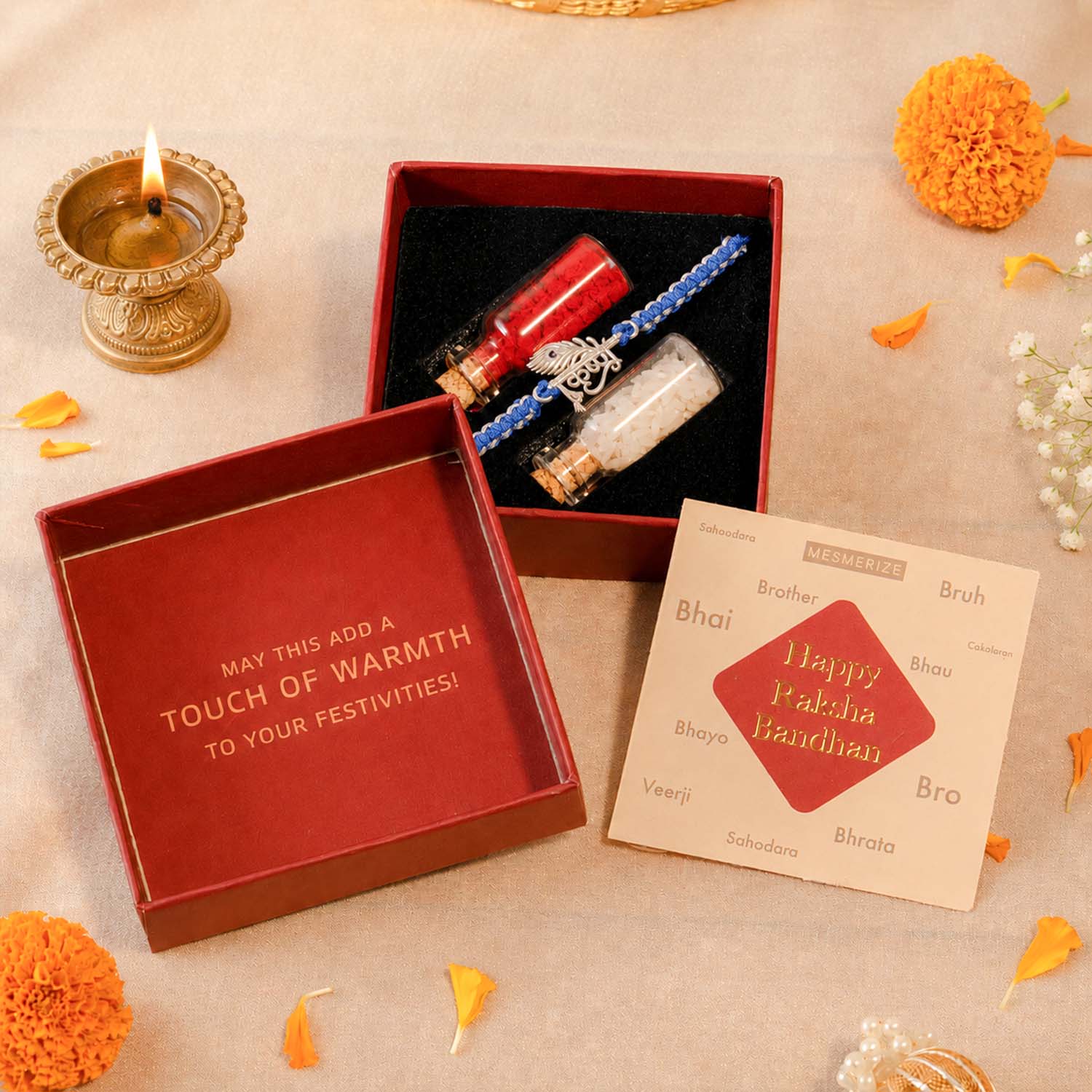 Shree Krishna Pure Silver Plated Rakhi