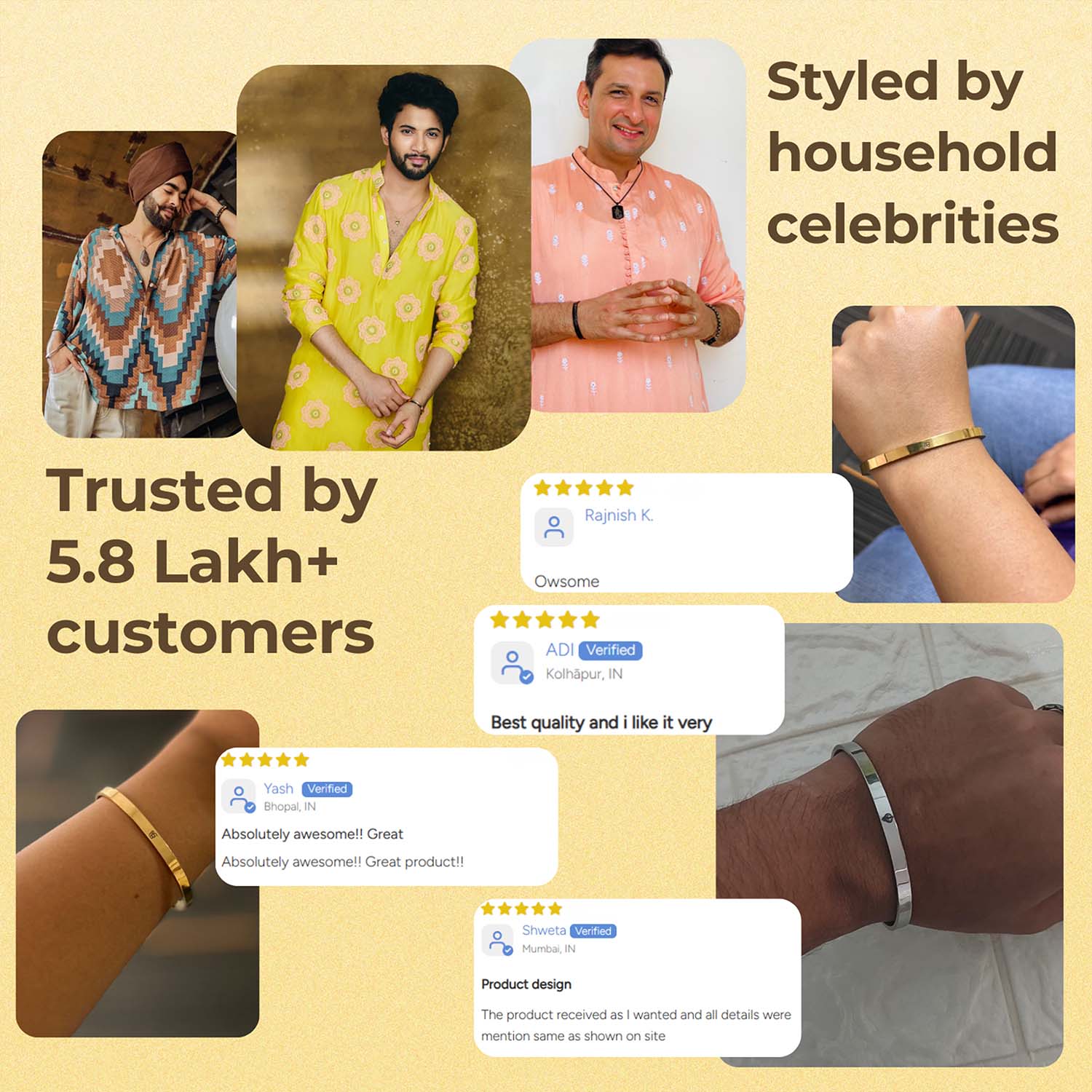 Ik Onkar Gloss Cuff Adjustable Bracelet Silver