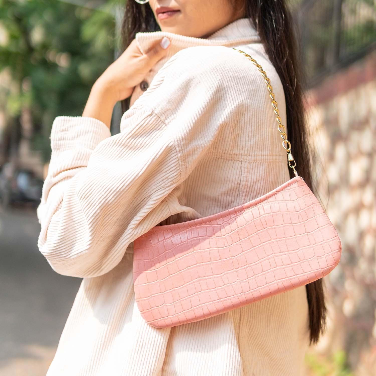 Baguette bag online pink