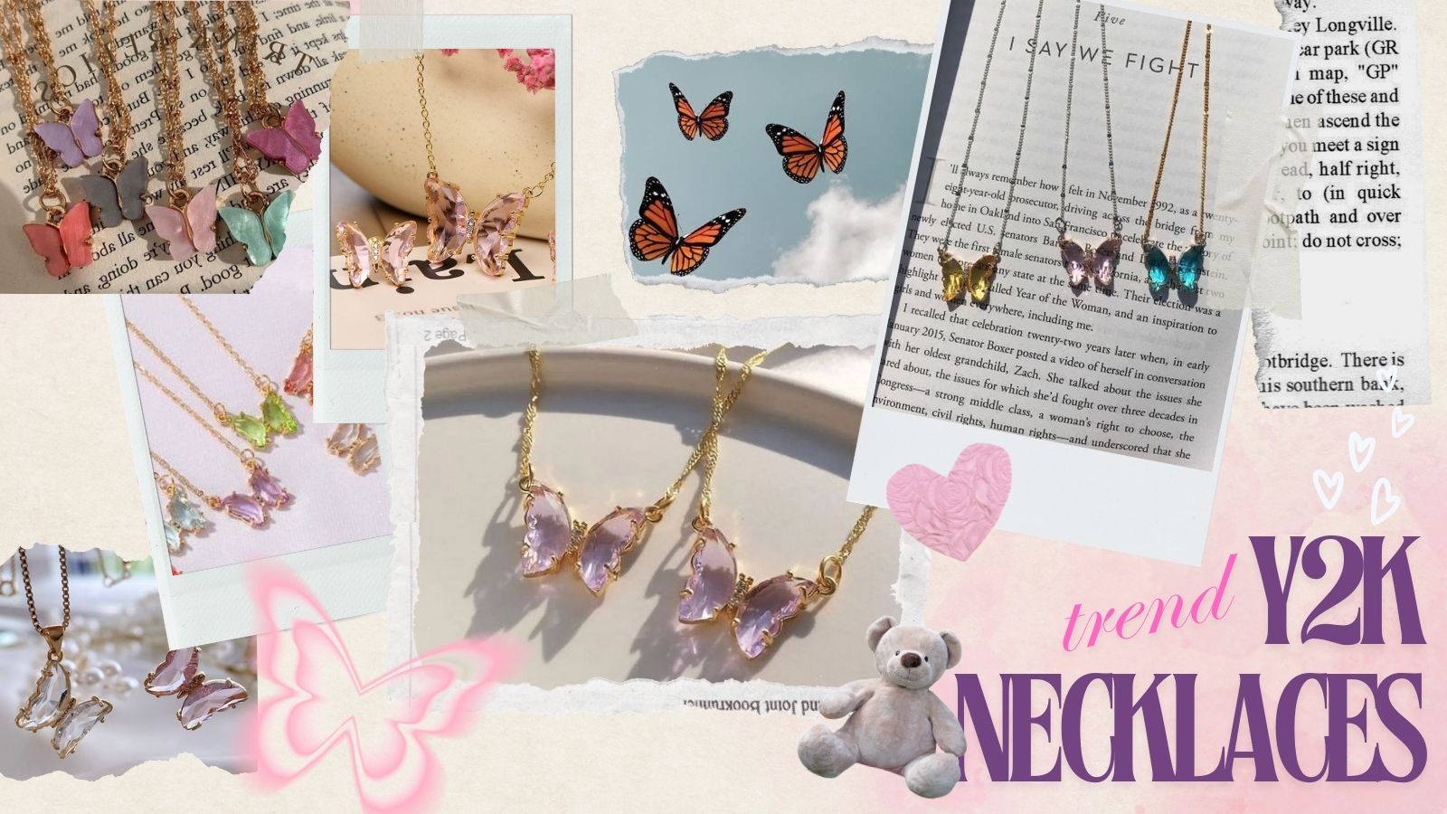 Embracing Nostalgia: The Y2K Charm Butterfly Necklace Trend
