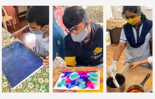 Art Attack - A fun workshop with the students of the Jai Vakeel Foundation - Mesmerize India