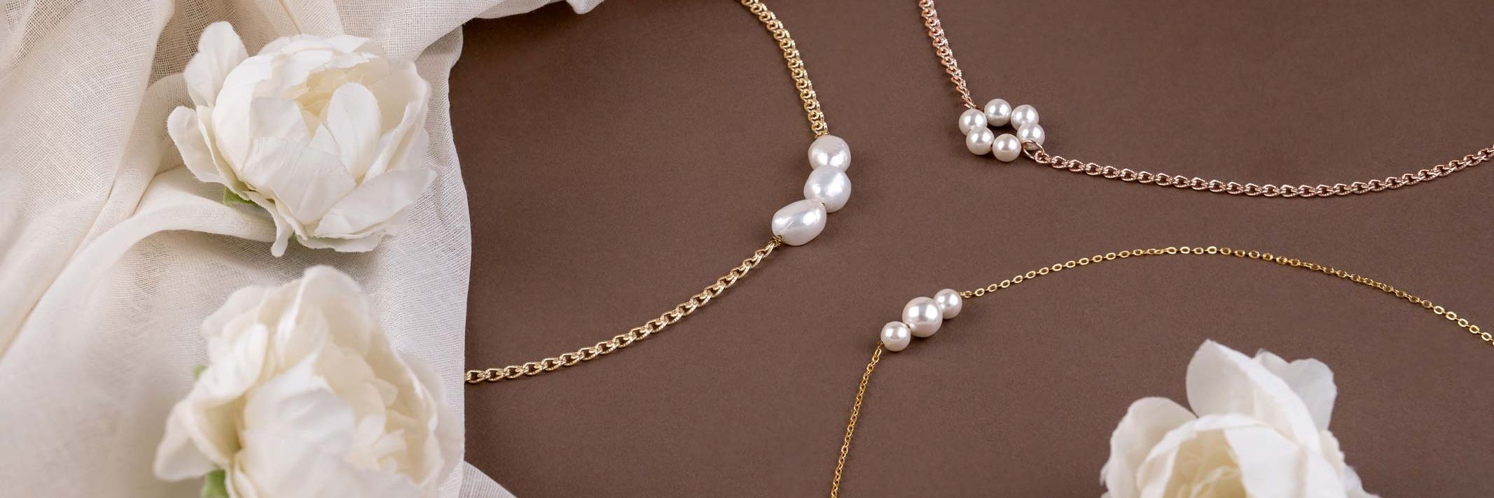 Buy Modern Pearl Necklace 14kt Gold Filled OR Sterling Silver Freshwater  Pearls Online in India - Etsy