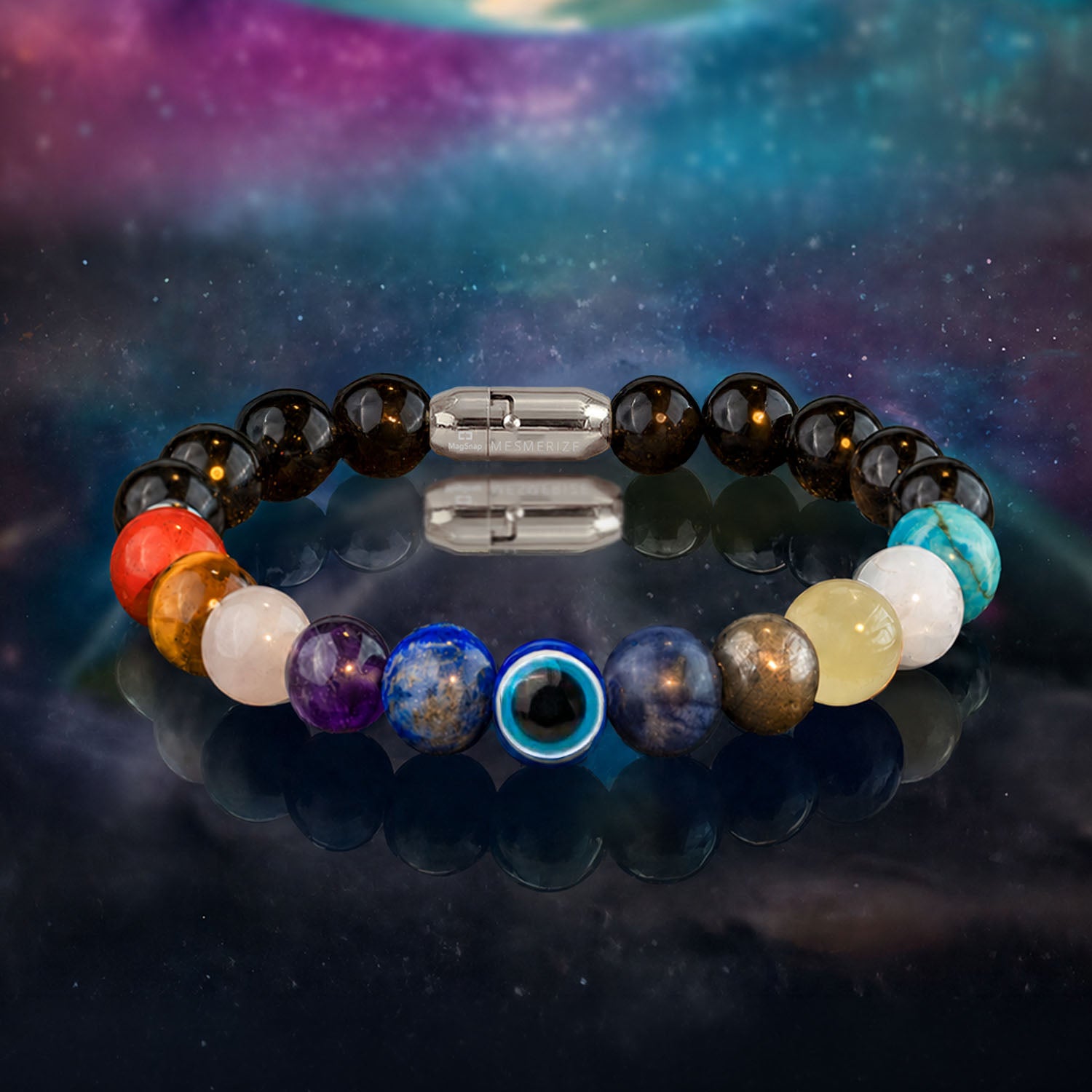 Rudraksh, Pyrite & Trishul Bracelet for Men | Mesmerize