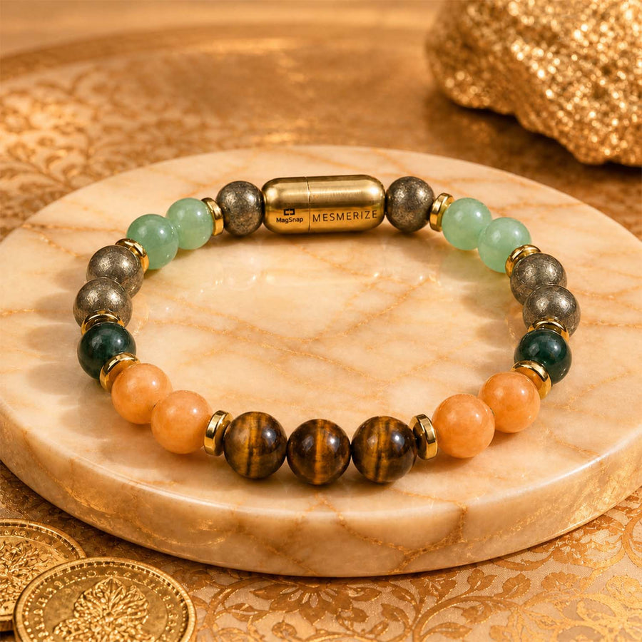 Dhanyog Wealth Attraction Natural Stone Bracelet