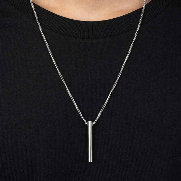 Stefan Silver Necklace