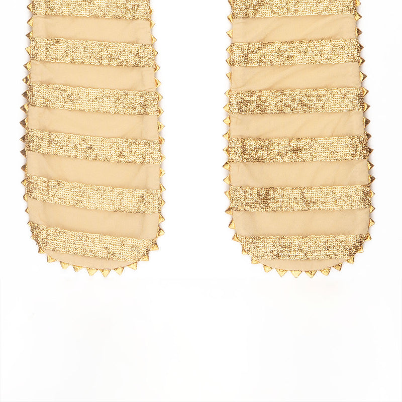 Gold Sequined Uparna/Khes for Ganpati Bappa