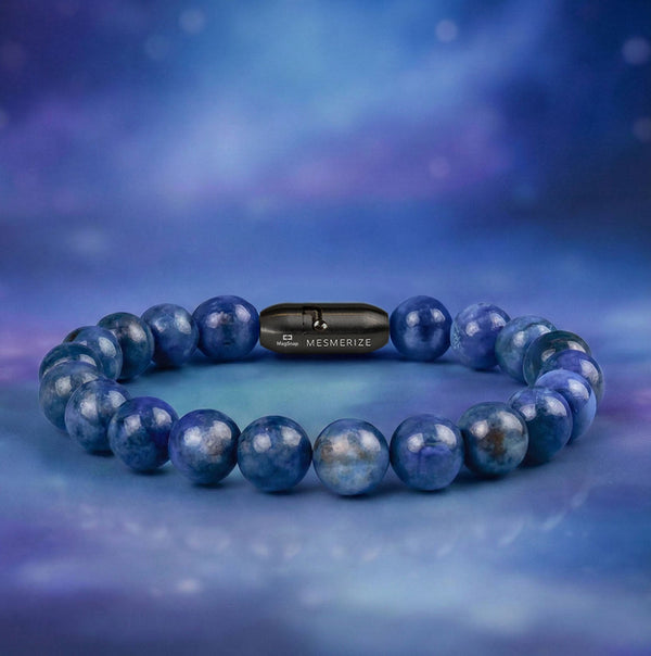 Clarity Blue Kyanite Natural Stone Bracelet With MagSnap 2