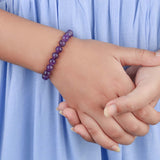 Amethyst Natural Stone Bracelet With MagSnap For Women