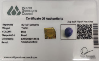Amethyst lab certificate 12