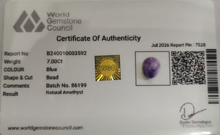 Amethyst lab certificate 11
