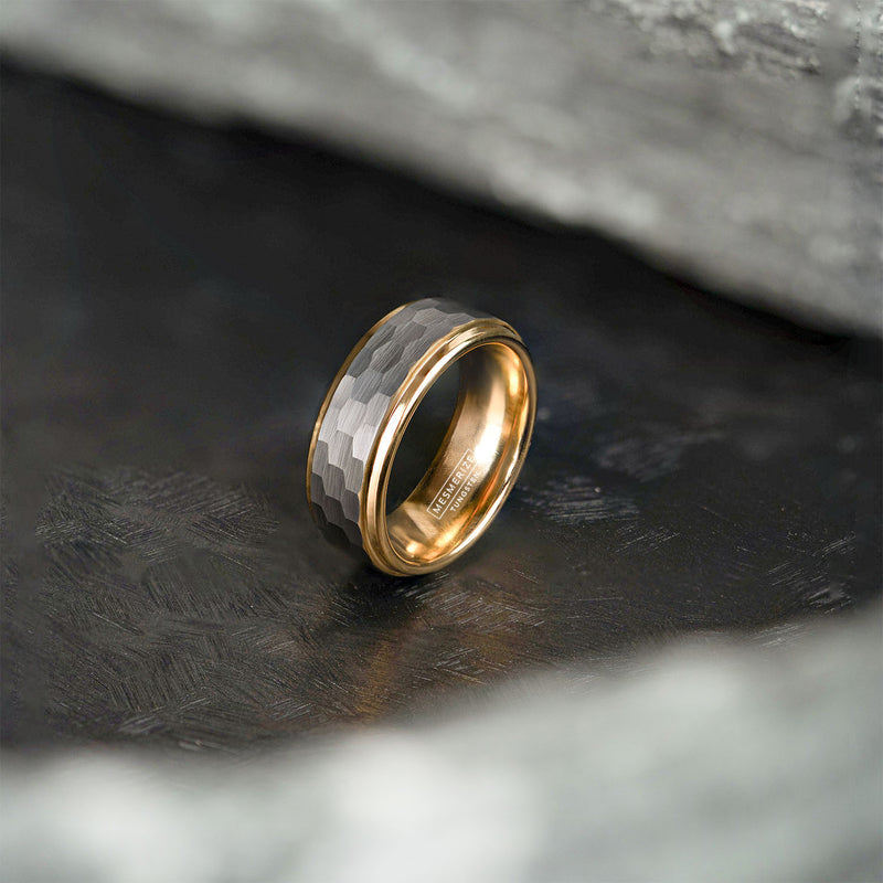 Ivory Axon Tungsten Inlay Ring