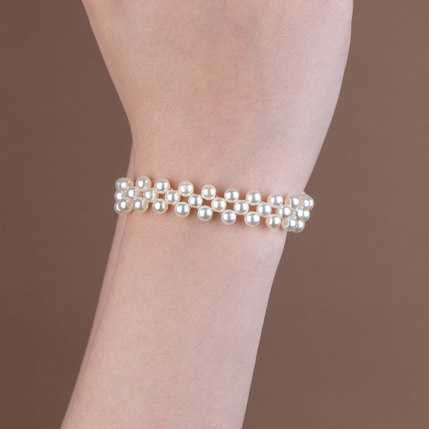Trinity Pearl Bracelet – Earth Grace Artisan Jewelry