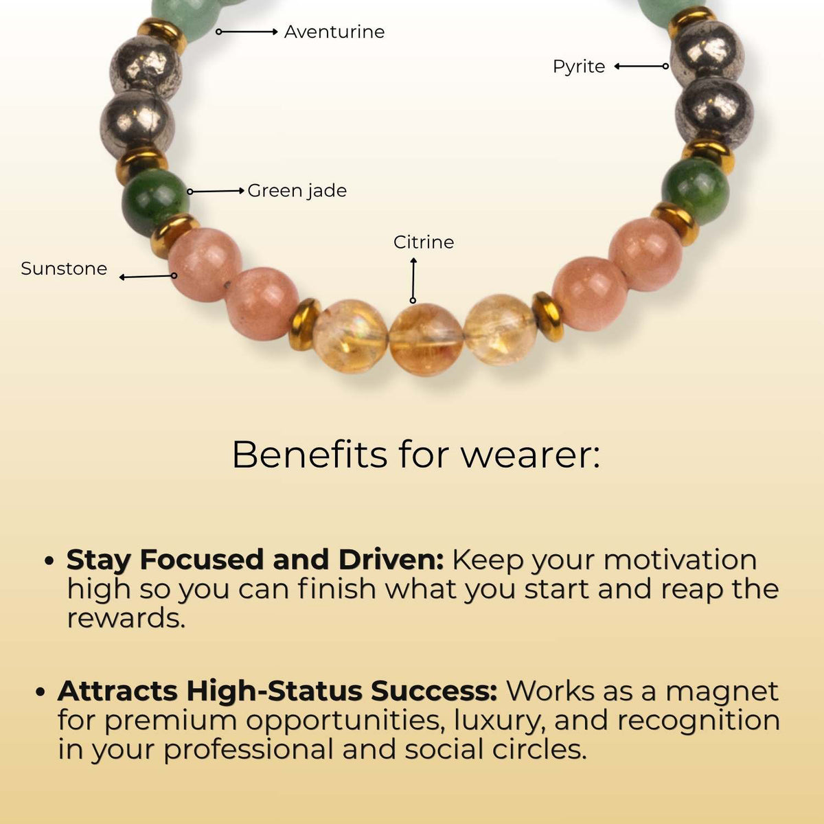 Rajyog Wealth & Power Natural Stone Bracelet 2