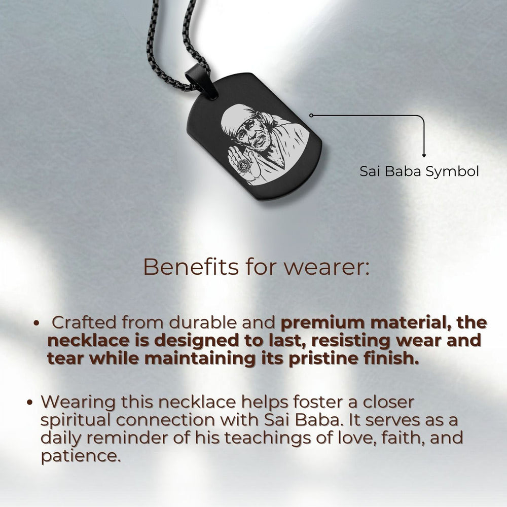 Sai Baba Tag Necklace Online Mesmerize