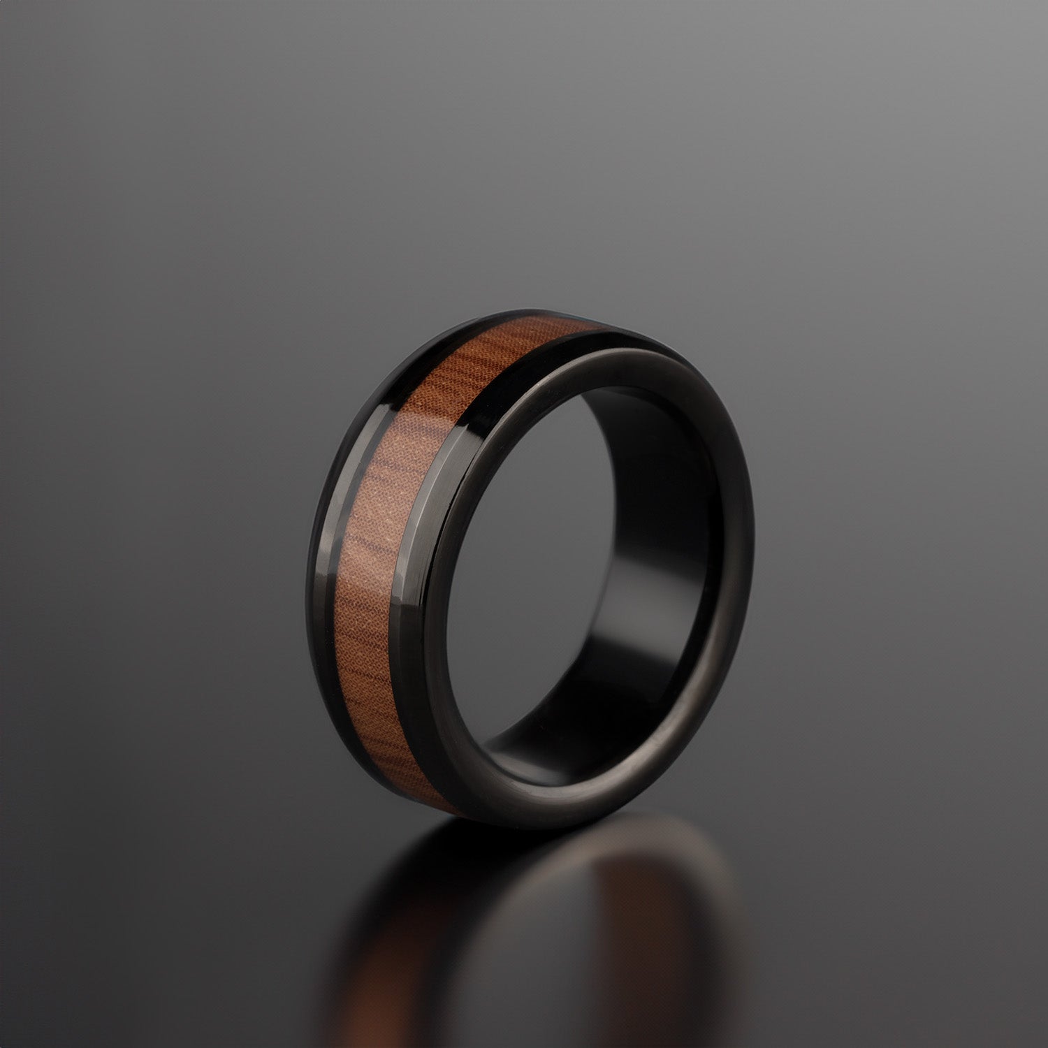 M Premium Jewellery Rings Cedar Black
