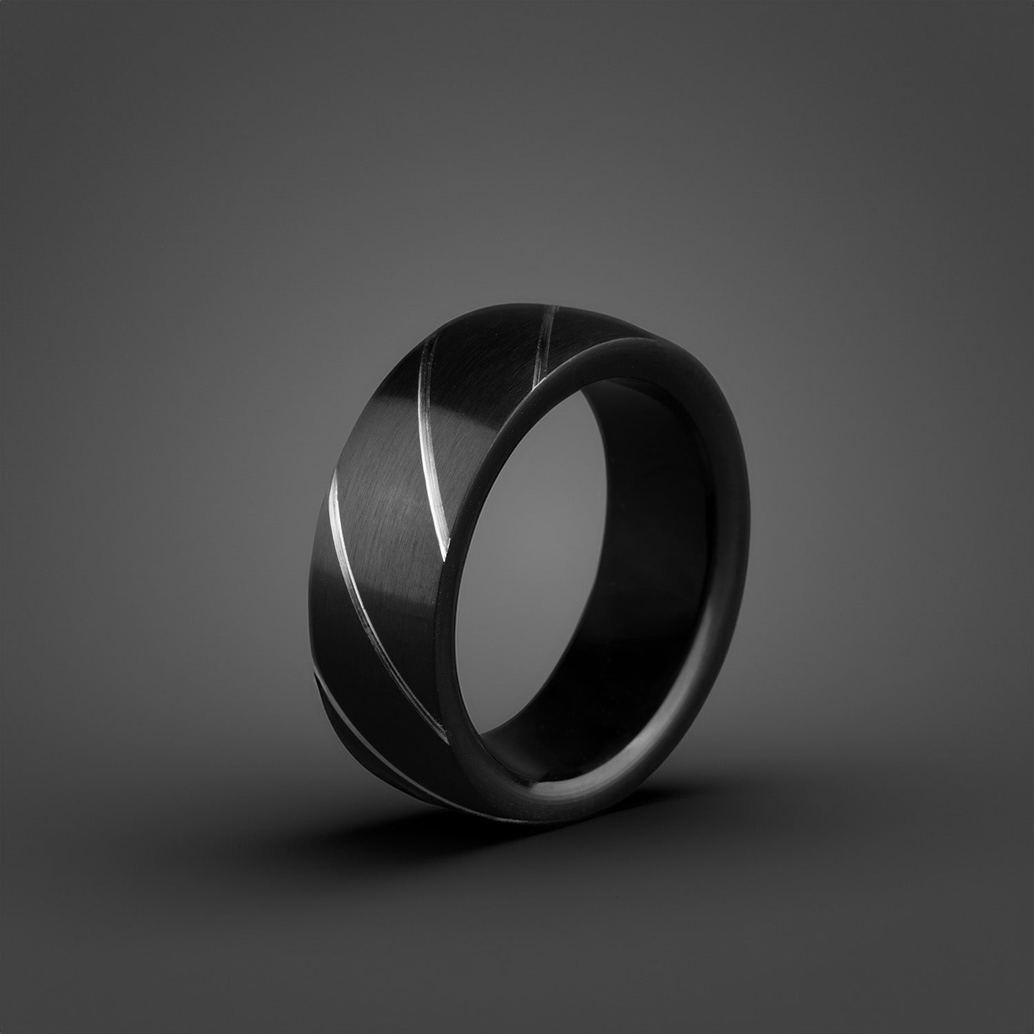 M Premium Jewellery Rings Black Cyrus Ring