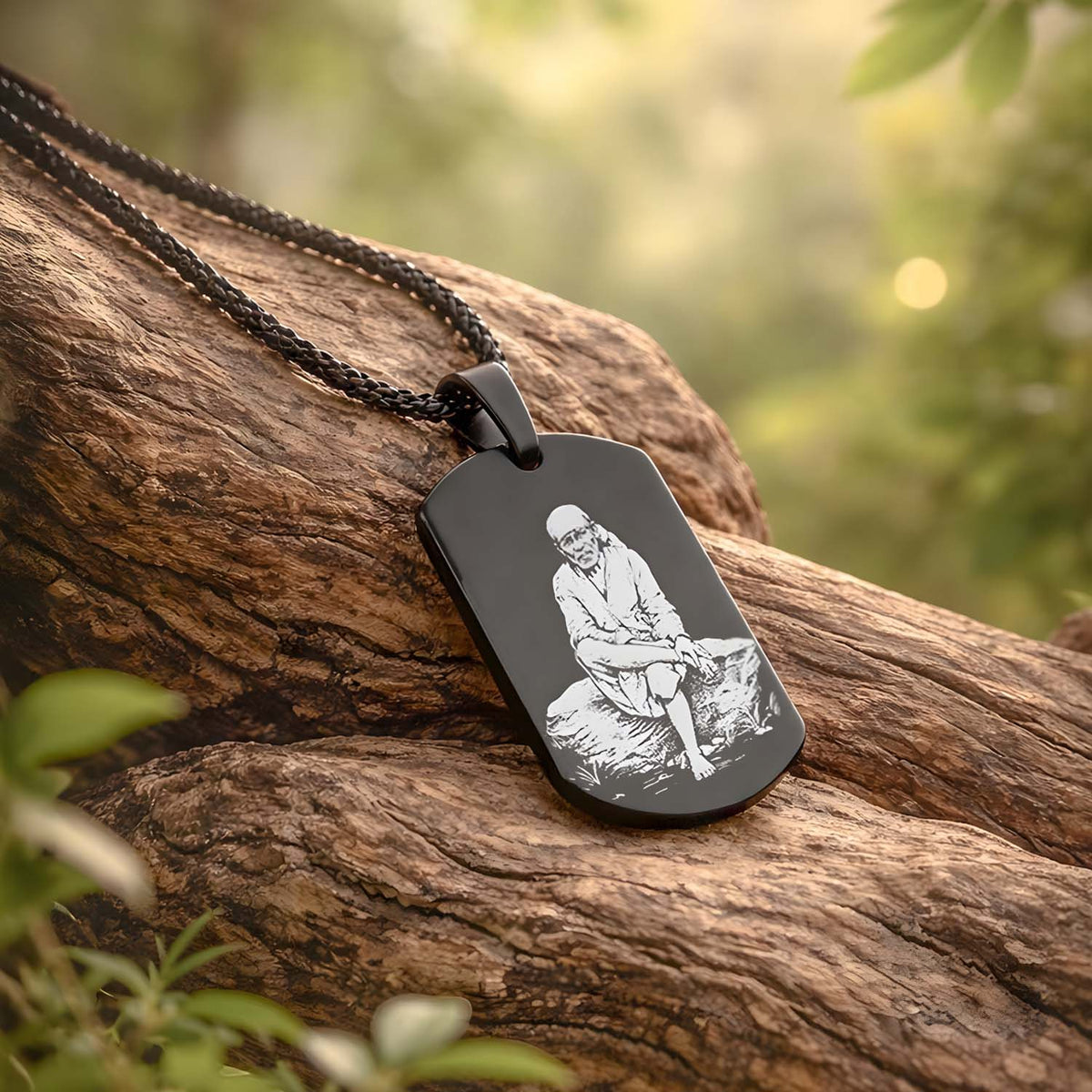 Divine Sai Baba Godform Tag Necklace Online Mesmerize