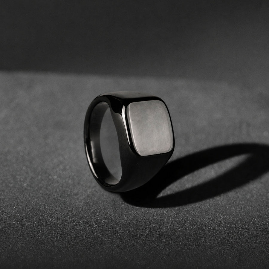 Black Hercules Signet Ring