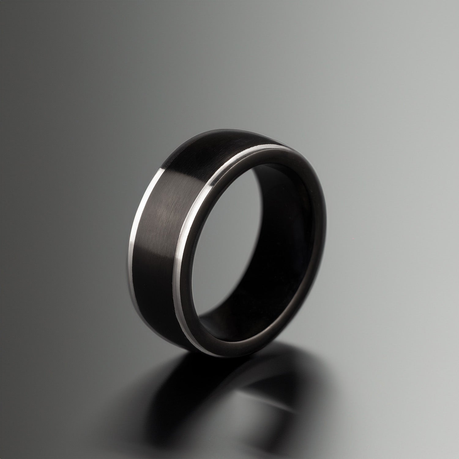 M Premium Jewellery Black Marcus Ring 
