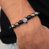 Black Panther Natural Stone Bracelet with MagSnap