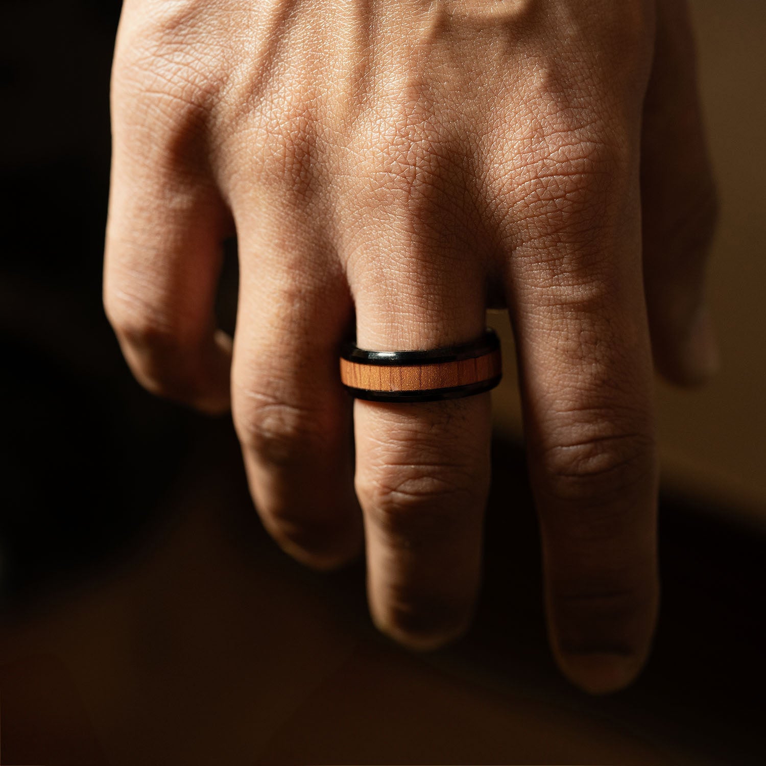 M Premium Jewellery Rings Cedar Black
