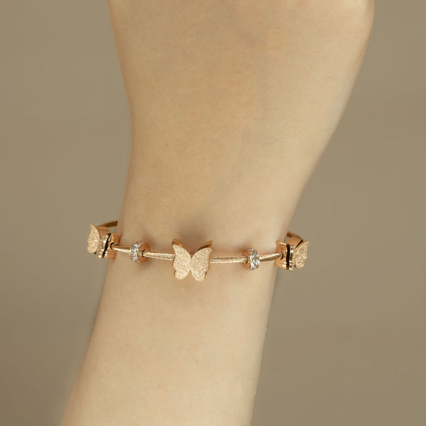 Butterfly Diamond magnetic bracelet