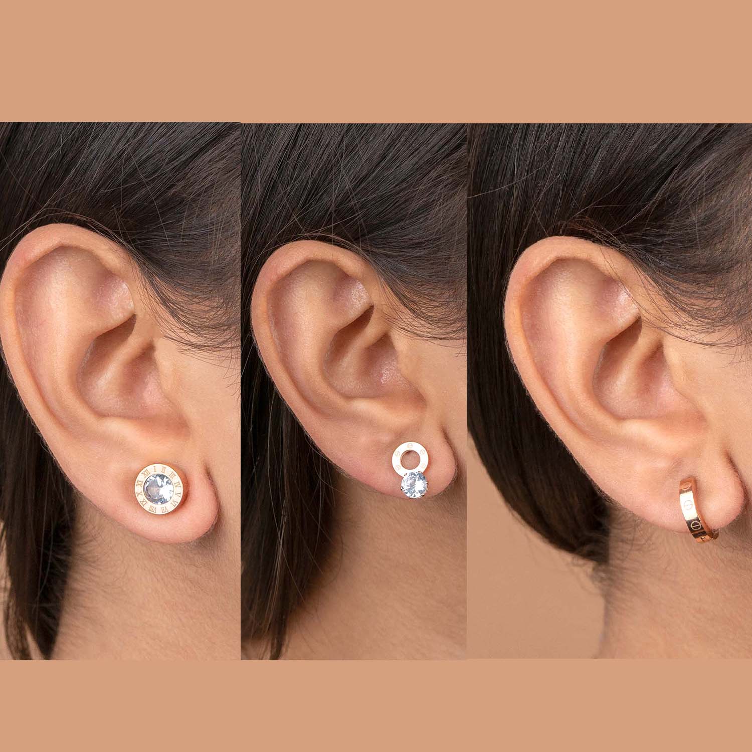 W Premium Jewellery Dainty Everyday Earring Combo