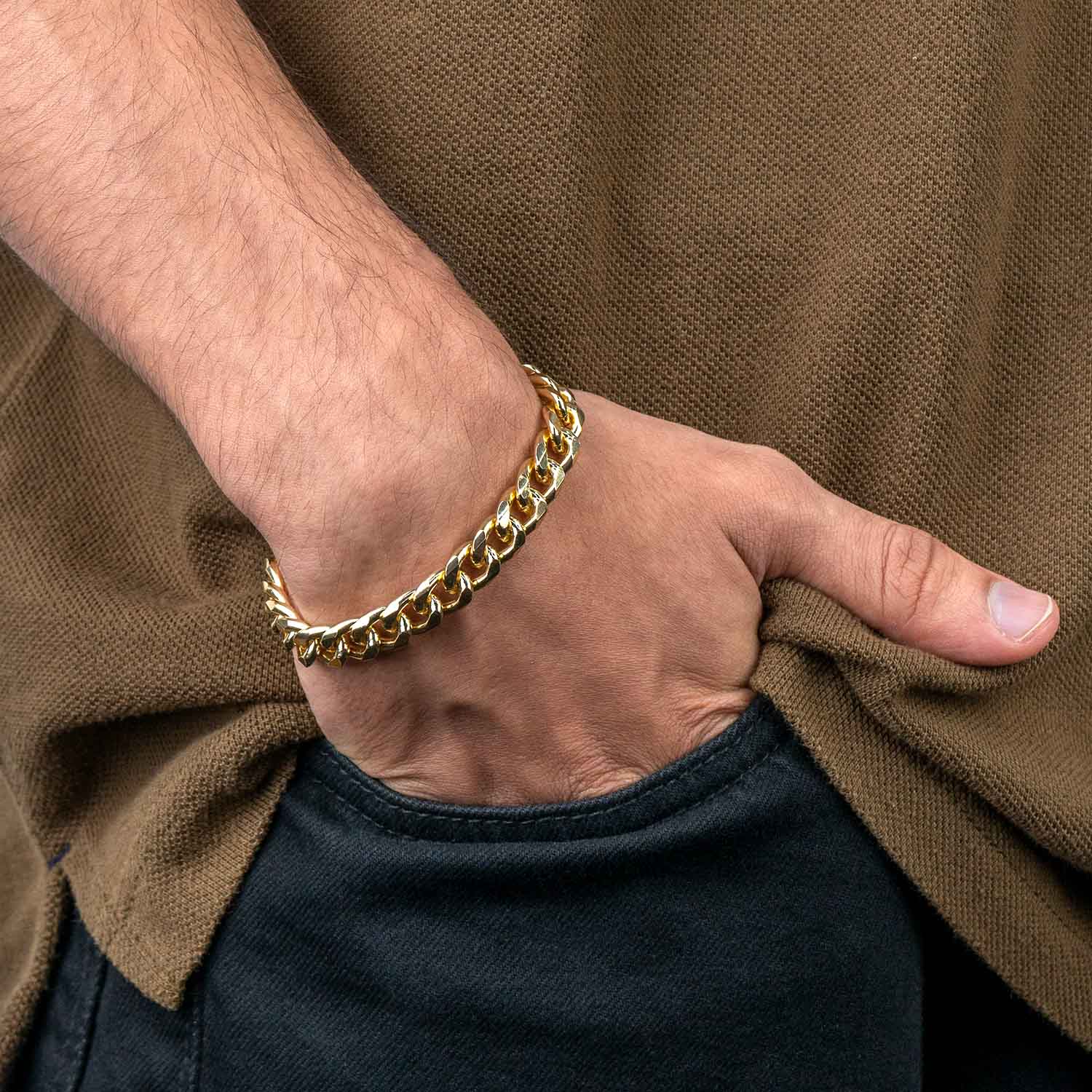 Curb Gold Bracelet