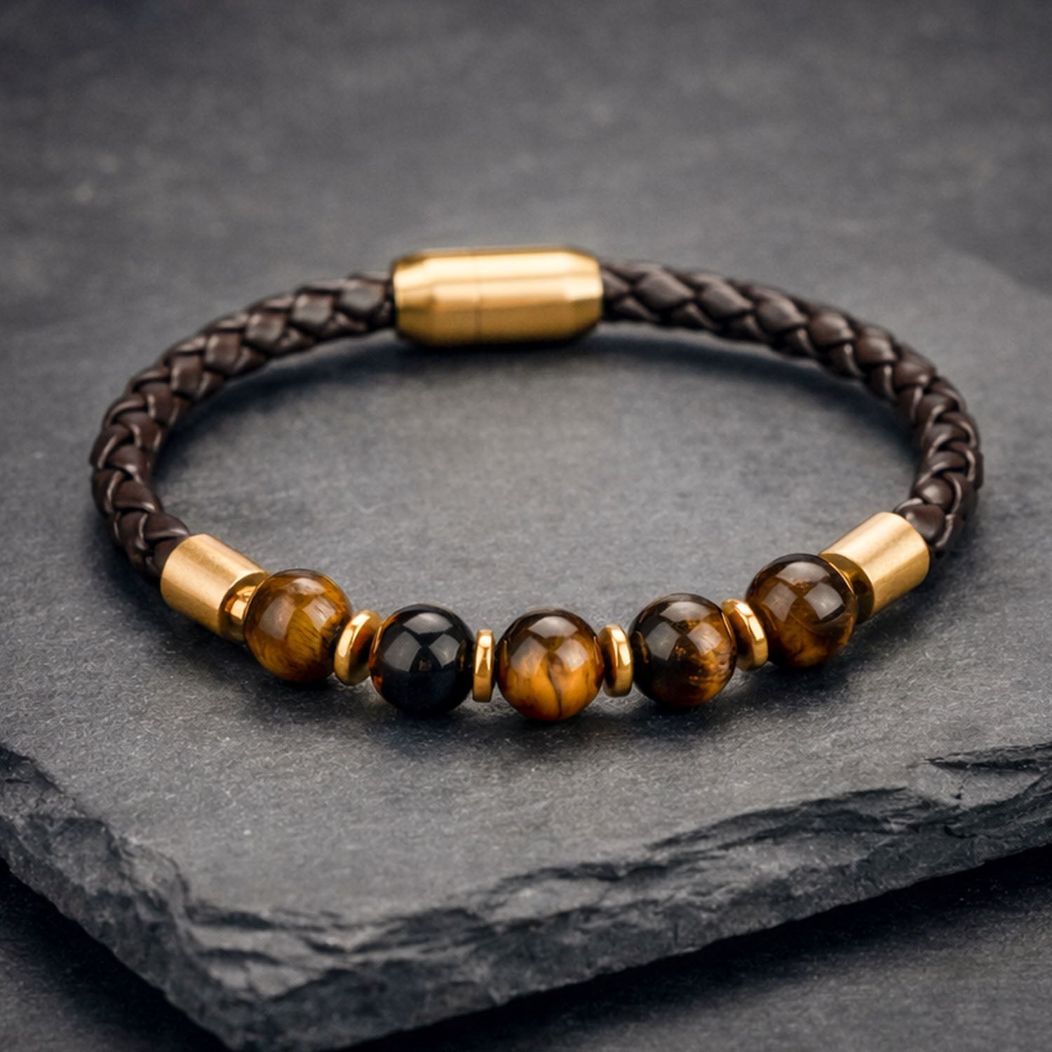 9 Chakra NeoLeather Bracelet With MagSnap2 - Mesmerize India