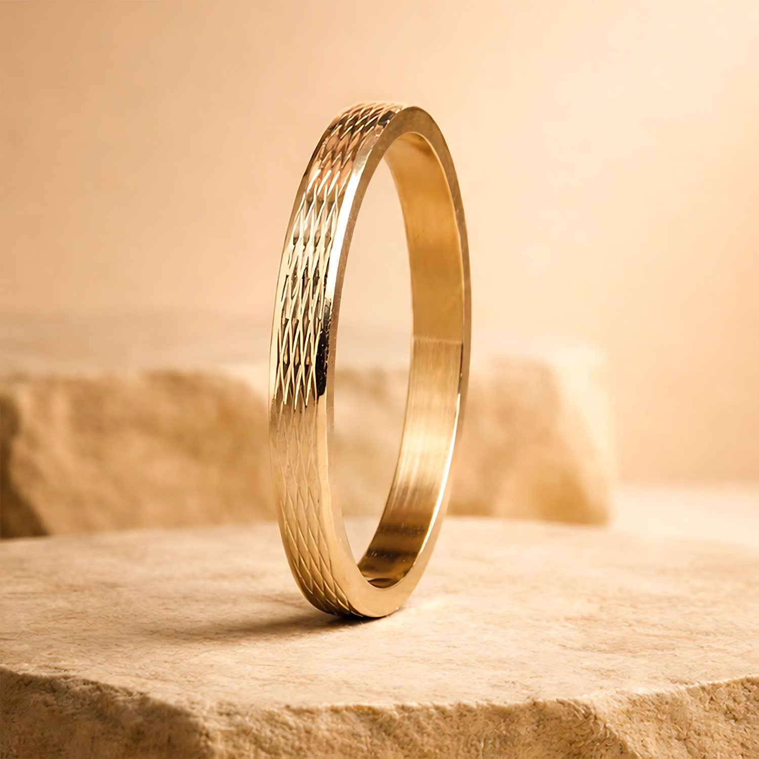 Criss Cross Armor Bracelet Gold