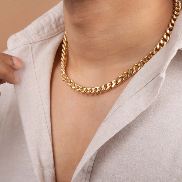 Curb Gold Necklace