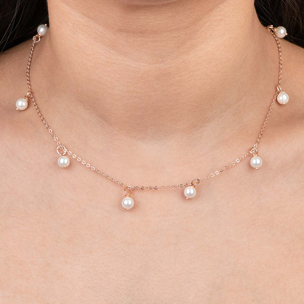 Cynthia Rose Gold Natural Pearl Necklace