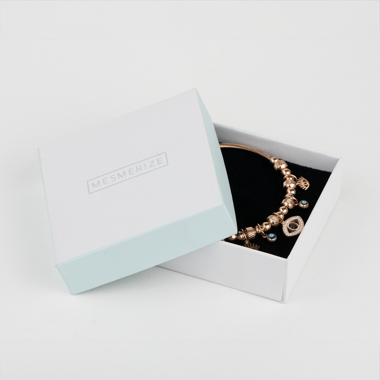 FRENELLE Jewellery | Rose-Gold Charm Bracelet | FREE charms