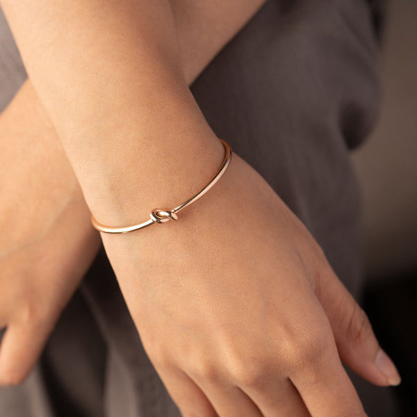 Rose Gold Love Knot Bracelet