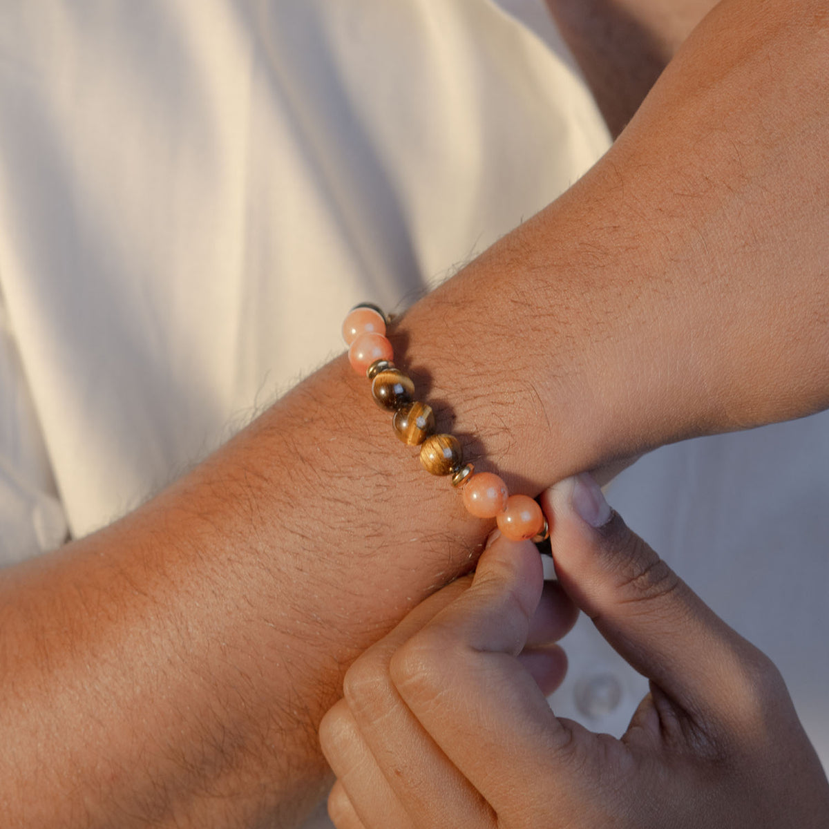 Dhanyog Wealth Attraction Natural Stone Bracelet 2