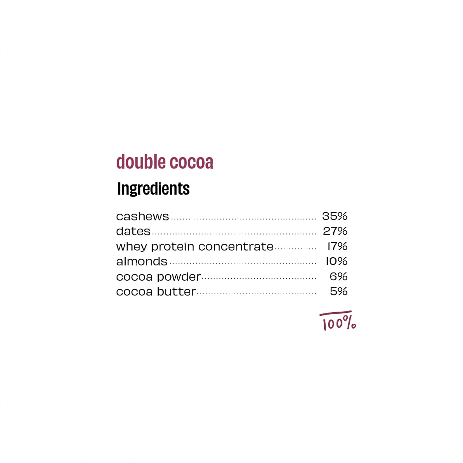 Double Cocoa Protein Bar