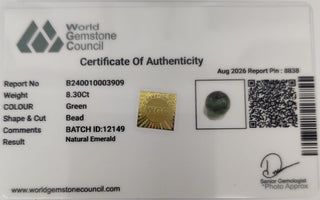 Emerald lab certificate 10